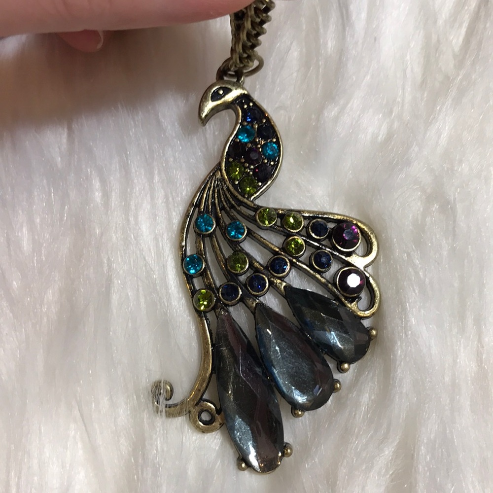 Gorgeous Peacock jewelry set